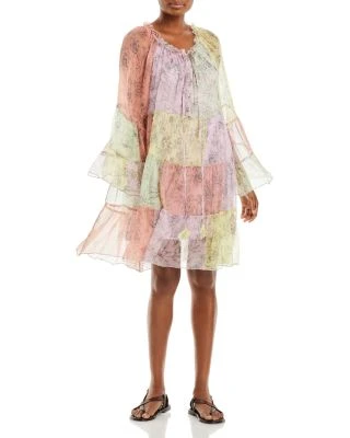 Petunia Silk Mini Dress - Johnny Was 5 Petunia Silk Mini Dress - Johnny Was - Image 3