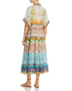 Tyna Tiered Midi Dress - Johnny Was -Johnny Was 12814697 fpx