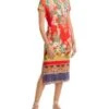 Rapsodia Printed Henley Dress - Johnny Was -Johnny Was 12859781 fpx