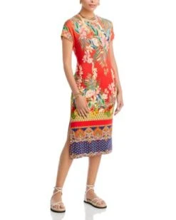 Rapsodia Printed Henley Dress - Johnny Was