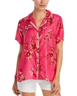 Misty Darci Silk Shirt - Johnny Was