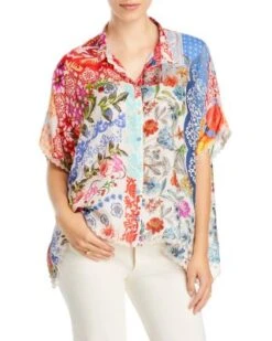 Tango Calliope Silk Shirt - Johnny Was