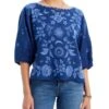 Oleander Embroidered Linen Top - Johnny Was -Johnny Was 12951057 fpx