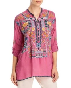 Faylin Embroidered Tunic - Johnny Was