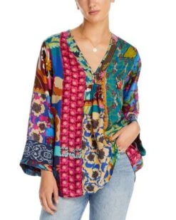 Johnny Was 10 Promisino Robi Silk Blouse - Johnny Was