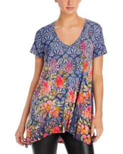 Locust Draped Tee - Johnny Was