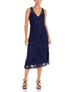 Natalie Lace Midi Dress - Johnny Was