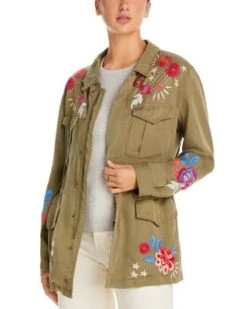 Mika Paris Drawstring Military Jacket - Johnny Was
