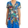 Tee Bee Twist Front Floral Dress - Johnny Was -Johnny Was 13138011 fpx