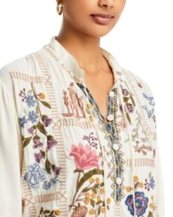 Mabel Embroidered Blouse - Johnny Was -Johnny Was 13175109 fpx