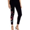 Sandra Embroidered Velvet Leggings - Johnny Was -Johnny Was 13196327 fpx