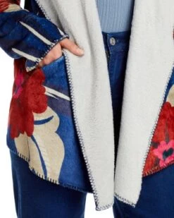 Alder Floral Sherpa Jacket - Johnny Was -Johnny Was 13234015 fpx