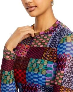 Isadora Waves Mesh Top - Johnny Was -Johnny Was 13238998 fpx