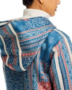 Orissa Hooded Faux Suede Jacket - Johnny Was -Johnny Was 13239010 fpx