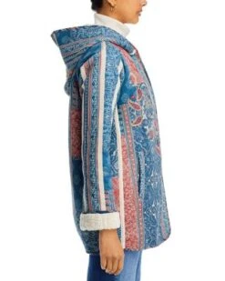 Orissa Hooded Faux Suede Jacket - Johnny Was -Johnny Was 13239012 fpx