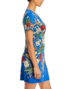 Tee Bee Twist Front Floral Dress - Johnny Was -Johnny Was 13239015 fpx