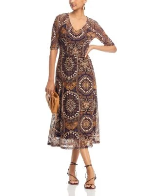 Loving Is Easy Mesh Midi Dress - Johnny Was 5 Loving Is Easy Mesh Midi Dress - Johnny Was - Image 3