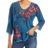 Giovanna Embroidered Top - Johnny Was -Johnny Was 13287651 fpx
