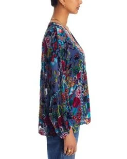 Minto Burnout Velvet Jacket - Johnny Was -Johnny Was 13287903 fpx