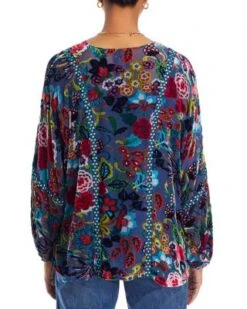 Minto Burnout Velvet Jacket - Johnny Was -Johnny Was 13287905 fpx