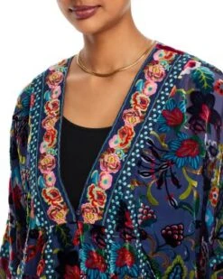 Minto Burnout Velvet Jacket - Johnny Was -Johnny Was 13287915 fpx