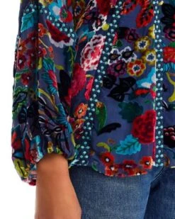 Minto Burnout Velvet Jacket - Johnny Was -Johnny Was 13287916 fpx