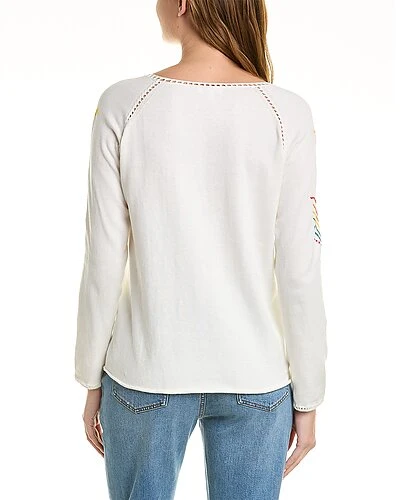 Johnny Was Imsical Cashmere-Blend Top Women 4 Johnny Was Imsical Cashmere-Blend Top Women - Image 2