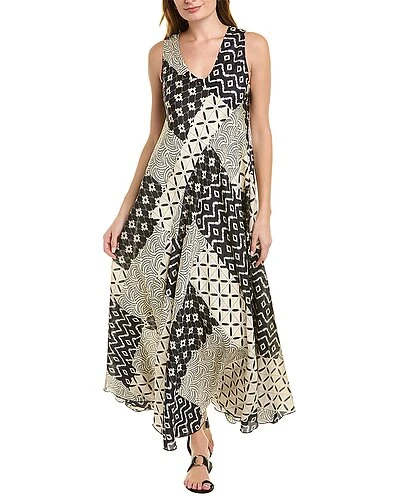 Johnny Was Marasusa Silk Maxi Dress Women 3 Johnny Was Marasusa Silk Maxi Dress Women