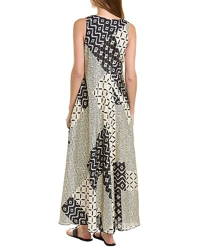 Johnny Was Marasusa Silk Maxi Dress Women 4 Johnny Was Marasusa Silk Maxi Dress Women - Image 2