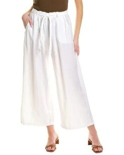 Johnny Was Paperbag Linen Pant Women