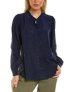 Johnny Was Riviera Silk Blouse Women