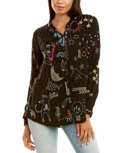 Johnny Was BIYA Picassa Blouse Women