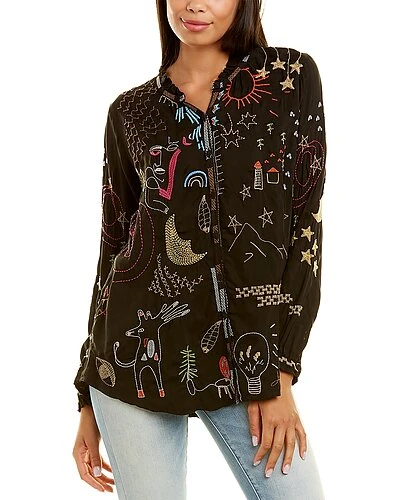 Johnny Was BIYA Picassa Blouse Women 3 Johnny Was BIYA Picassa Blouse Women