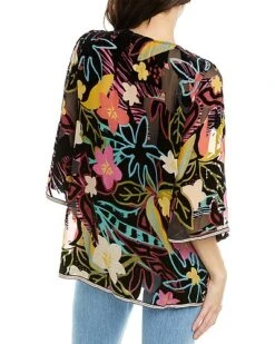 Johnny Was Ild Deanna Silk-Blend Blouse Women 6 Johnny Was Ild Deanna Silk-Blend Blouse Women -Johnny Was 1411312518 RLLD 2