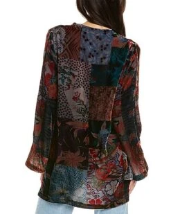 Johnny Was Grace Silk-Blend Tunic Women -Johnny Was 1411351009 RLLD 2