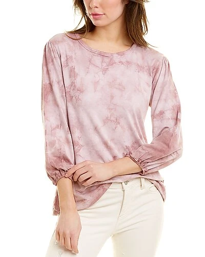 Johnny Was Puff Sleeve T-Shirt Women 3 Johnny Was Puff Sleeve T-Shirt Women