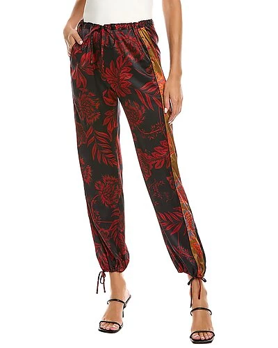 Johnny Was Noire Silk-Blend Pant Women 3 Johnny Was Noire Silk-Blend Pant Women