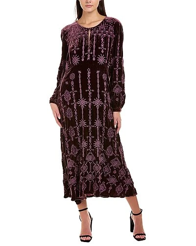 Johnny Was Althea Silk-Blend Maxi Dress Women 3 Johnny Was Althea Silk-Blend Maxi Dress Women