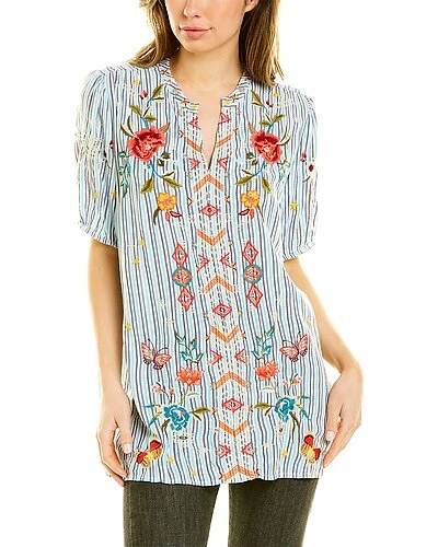 Johnny Was Cara Puff Sleeve Effortless Tunic Women 4 Johnny Was Cara Puff Sleeve Effortless Tunic Women - Image 2