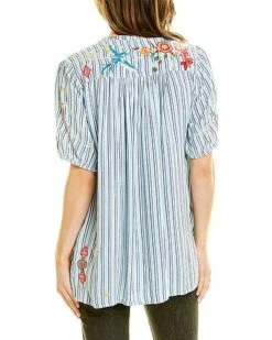 Johnny Was Cara Puff Sleeve Effortless Tunic Women