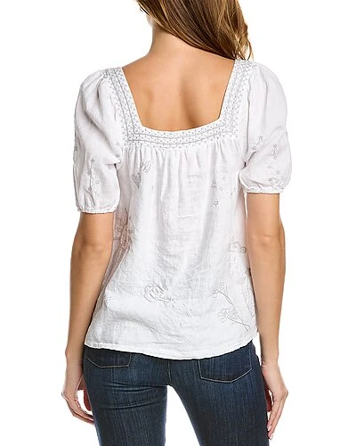 Johnny Was Sovanna Wander Linen Top Women 4 Johnny Was Sovanna Wander Linen Top Women - Image 2