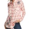 Johnny Was Olinda Plaid Western Shirt Women 1 Johnny Was Olinda Plaid Western Shirt Women -Johnny Was 1411448184 RLLD 1