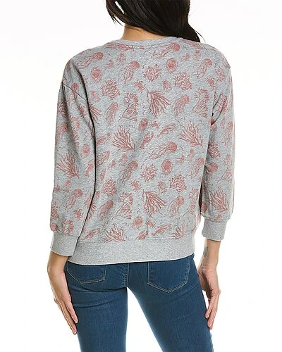 Johnny Was Nautical French Terry Sweatshirt Women 4 Johnny Was Nautical French Terry Sweatshirt Women - Image 2