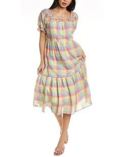 Johnny Was Delacy Midi Dress Women