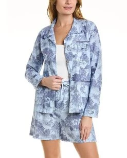 Johnny Was Amichi Linen-Blend Worker Jacket Women