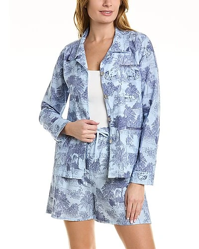 Johnny Was Amichi Linen-Blend Worker Jacket Women 3 Johnny Was Amichi Linen-Blend Worker Jacket Women