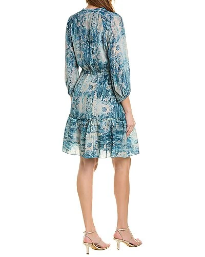Johnny Was Santorini Button Down Silk Dress Women 4 Johnny Was Santorini Button Down Silk Dress Women - Image 2