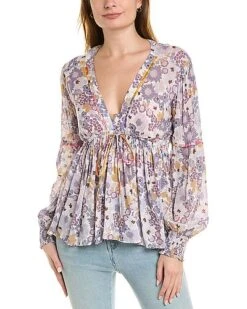 Johnny Was 44 Johnny Was Darla Peasant Top Women