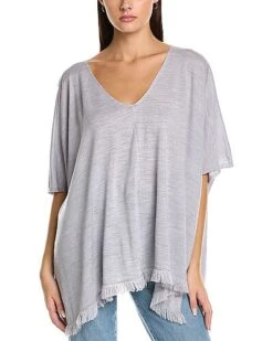 Johnny Was Lightweight Wool & Cashmere-Blend Poncho Women