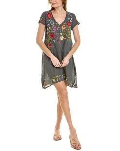 Johnny Was Provence Drape Tunic Dress Women